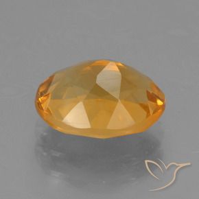 Citrine Or orange foncé naturelle ovale, 1.97 ct, VS