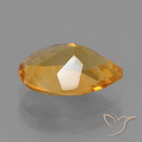 Citrine Or orange foncé naturelle En forme de poire, 2.07 ct, VS