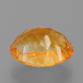 Citrine or naturelle coupe ovale, 5,00 ct, VS