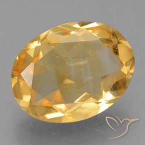 Citrine Doré naturelle ovale, 1.81 ct, VS