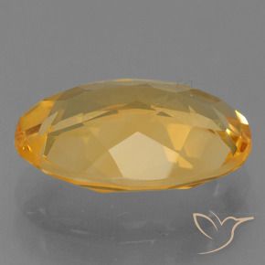 Citrine Or orange foncé naturelle ovale, 2.49 ct, VVS-VS