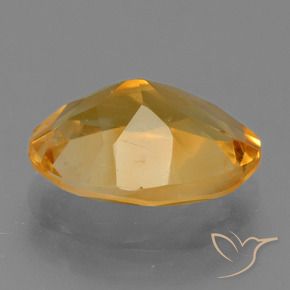Citrine Or orange foncé naturelle ovale, 2.08 ct, VS