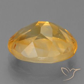 Citrine Or orange foncé naturelle ovale, 2.78 ct, VS