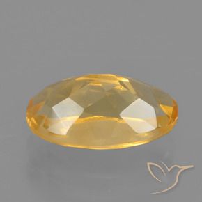 Citrine Orange-or naturelle ovale, 2.13 ct, VVS-VS
