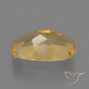 Citrine Orange-or léger naturelle Coussin, 2.68 ct, VVS-VS