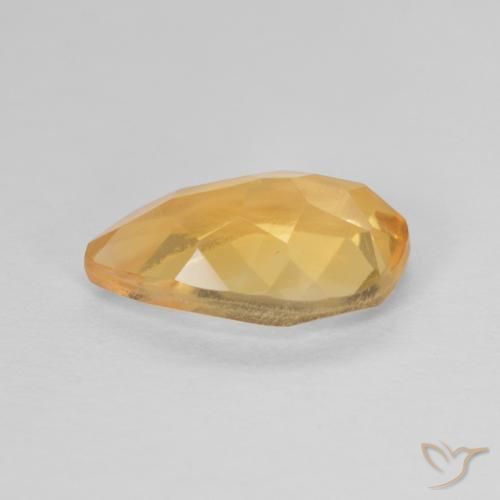 Citrine Orange-or naturelle En forme de poire, 2.17 ct, VS