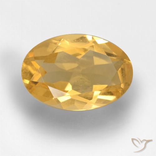 2.41ct Naturel Or moyen Citrine, ovale, VVS-VS