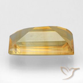 Citrine Doré vif naturelle Baquette, 3.45 ct, VS