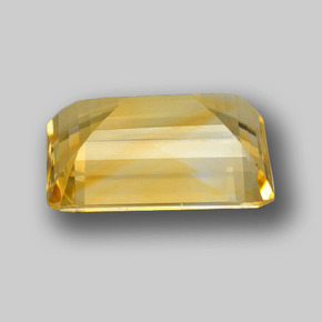 Citrine Jaune doré naturelle Taille émeraude, 9.46 ct, VVS-VS