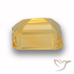 Citrine Or naturelle Octogone / coupe Émeraude, 4.06 ct, VVS-VS