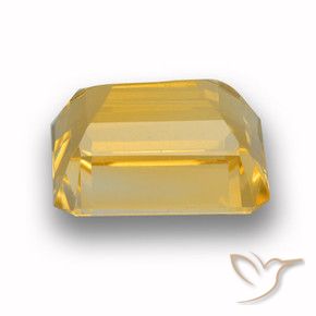 Citrine Or moyen naturelle Octogone / coupe Émeraude, 4.66 ct, VVS-VS
