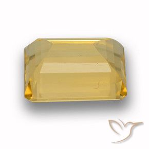 Citrine Or moyen naturelle Octogone / coupe Émeraude, 4.10 ct, VVS-VS