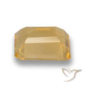 Citrine Or moyen naturelle Octogone / coupe Émeraude, 4.05 ct, VVS-VS