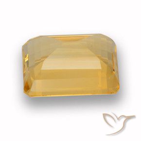 Citrine Or moyen naturelle Octogone / coupe Émeraude, 4.38 ct, VVS