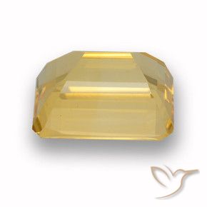 Citrine Or naturelle Octogone / coupe Émeraude, 4.67 ct, VVS-VS