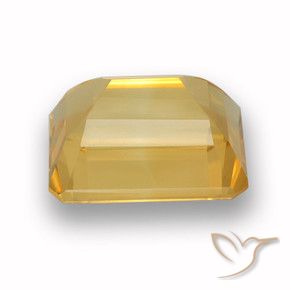 Citrine Or naturelle Octogone / coupe Émeraude, 4.47 ct, VVS-VS