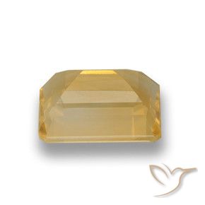 Citrine Or moyen naturelle Octogone / coupe Émeraude, 4.20 ct, VVS