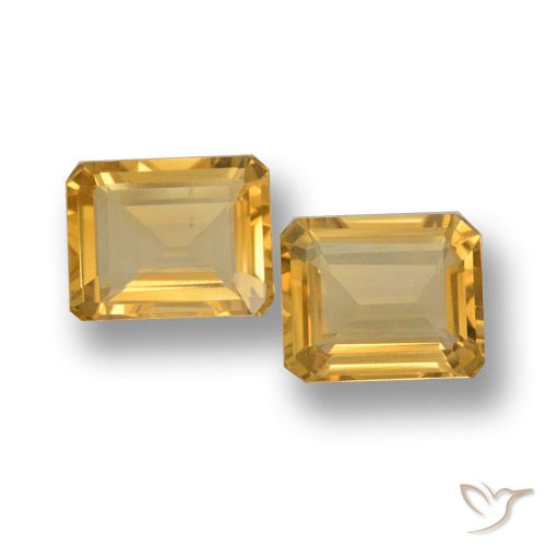 Shop natural 7.24ct Orange-or moyen-léger Citrine gems, Octogone / coupe Émeraude, from Brésil at GemSelect. In stock, global shipping!