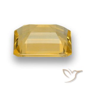 Citrine Or moyen naturelle Octogone / coupe Émeraude, 3.61 ct, VVS