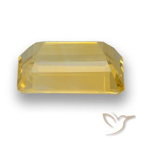 Citrine Doré moyen naturelle Octogone / coupe Émeraude, 6.21 ct, VVS