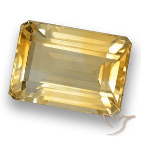 Citrine Doré moyen-léger naturelle Octogone / coupe Émeraude, 8.68 ct, VVS-VS