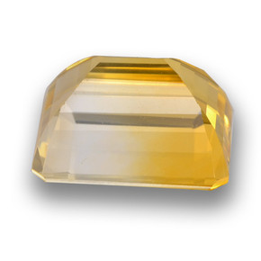 Citrine Orange doré profond naturelle Taille émeraude, 5.90 ct, VVS-VS
