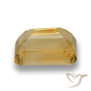 Citrine Or moyen naturelle Octogone / coupe Émeraude, 7.25 ct, VVS-VS