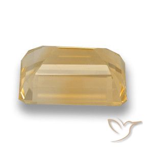 Citrine Or naturelle Octogone / coupe Émeraude, 7.50 ct, VVS