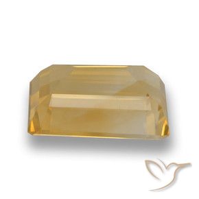 Citrine Or naturelle Octogone / coupe Émeraude, 7.24 ct, VVS
