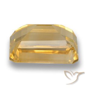 Citrine Orange-or naturelle Octogone / coupe Émeraude, 7.98 ct, VVS