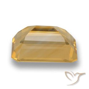 Citrine Orange-or naturelle Octogone / coupe Émeraude, 6.82 ct, VVS