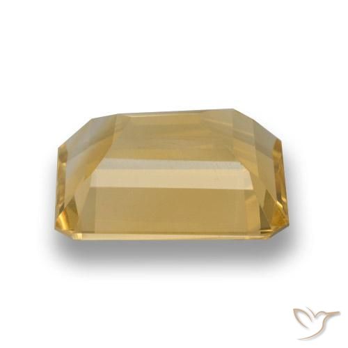 Citrine Orange Doré naturelle Coussin, 5.12 ct, VS