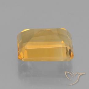 Citrine Orange-or naturelle Octogone / coupe Émeraude, 4.53 ct, VS