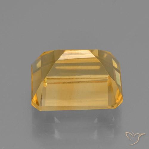 Citrine Or moyen naturelle Octogone / coupe Émeraude, 4.58 ct, VS