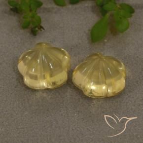 Shop natural 4.27ct Jaune doré léger Citrine gems, Taille Fleur, from Brésil at GemSelect. In stock, global shipping!