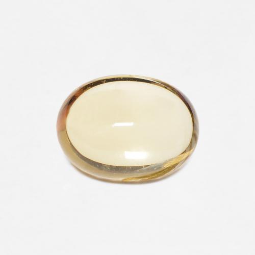 Citrine doré naturelle coupe ovale, 1,40 ct, transparent