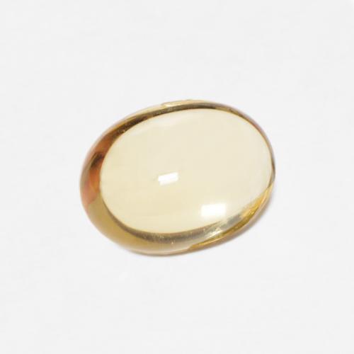 Citrine doré naturelle coupe ovale, 1,40 ct, transparent
