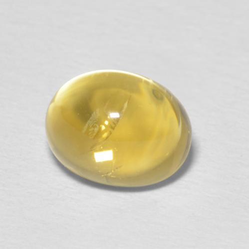 1.86ct Naturel Jaune doré léger Citrine, ovale, Transparent