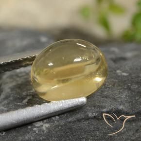 Citrine Jaune doré léger naturelle ovale, 1.95 ct, Transparent