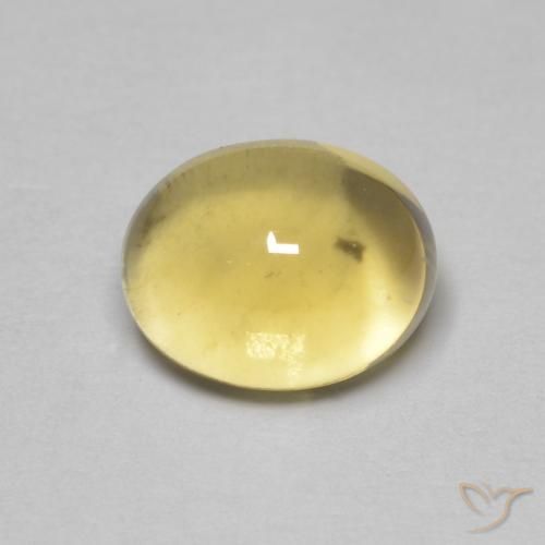 Citrine Doré léger naturelle ovale, 2.45 ct, Transparent