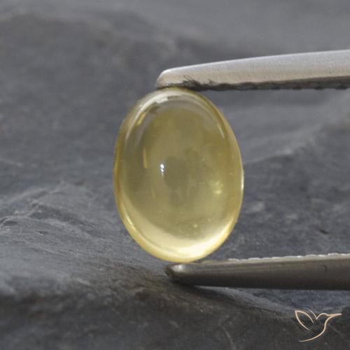 1.16ct Naturel Jaune clair Citrine, ovale, Transparent