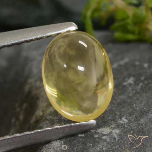 1.43ct Naturel Doré léger Citrine, ovale, Transparent
