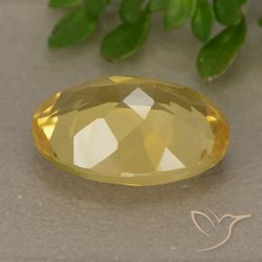Citrine Doré naturelle ovale, 5.07 ct, VVS-VS