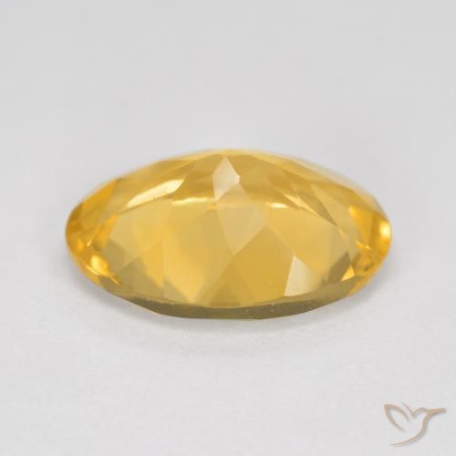 Citrine Doré moyen naturelle ovale, 4.75 ct, VVS-VS