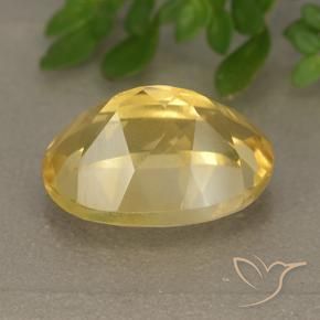 Citrine Orange Doré naturelle ovale, 6.24 ct, VVS-VS
