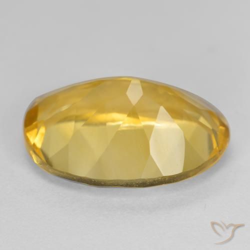Citrine Doré moyen naturelle ovale, 5.18 ct, VVS-VS