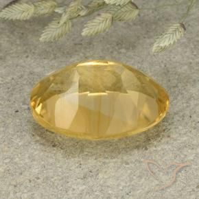 Citrine Doré moyen naturelle ovale, 5.71 ct, VVS-VS