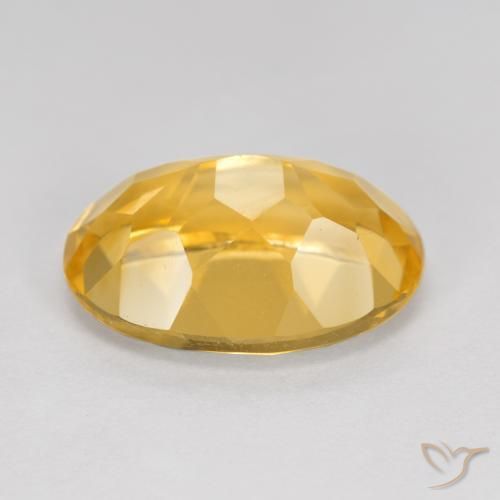 Citrine Doré moyen naturelle ovale, 5.71 ct, VVS-VS