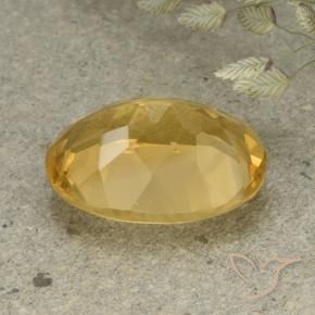 Citrine Orange Doré naturelle ovale, 5.56 ct, VVS-VS