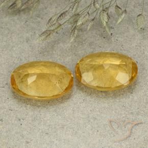 Shop natural 8.29ct Orange doré profond Citrine gems, ovale, from Brésil at GemSelect. In stock, global shipping!